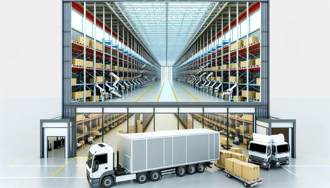 Kho bãi và phương tiện vận chuyển hiện đại trong dịch vụ 3PL.