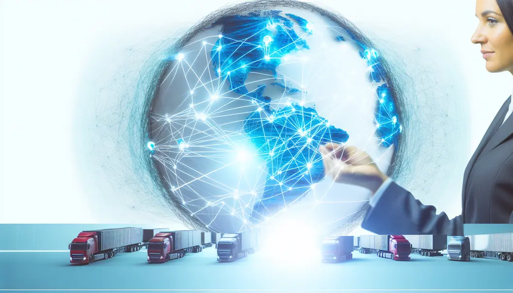 Trung tâm điều hành logistics hiện đại của UPS với sự hỗ trợ của AI.