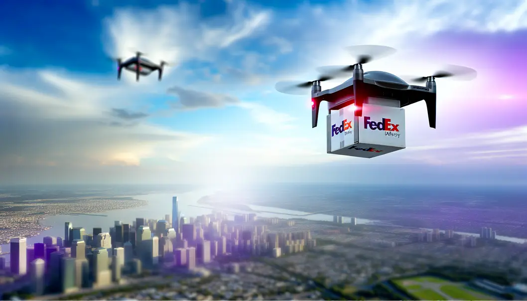 Hệ thống tự động hóa hiện đại tại kho hàng của FedEx.