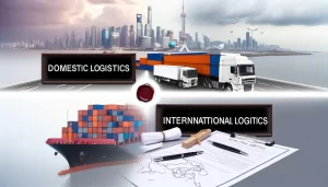 Hình ảnh minh họa cho mạng lưới logistics toàn cầu.