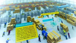 Hình ảnh hoạt động logistics thể hiện sự hợp tác giữa LOG và DHL.