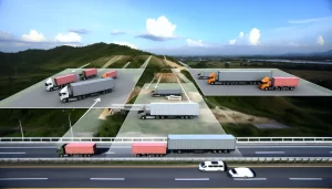 Đội ngũ logistics giám sát hoạt động tại trung tâm phân phối