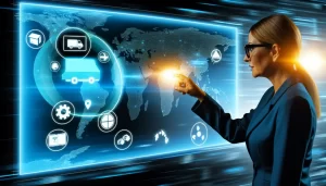 Máy bay vận tải của DHL đang cất cánh thể hiện sự nhanh nhẹn và khả năng giao hàng quốc tế.