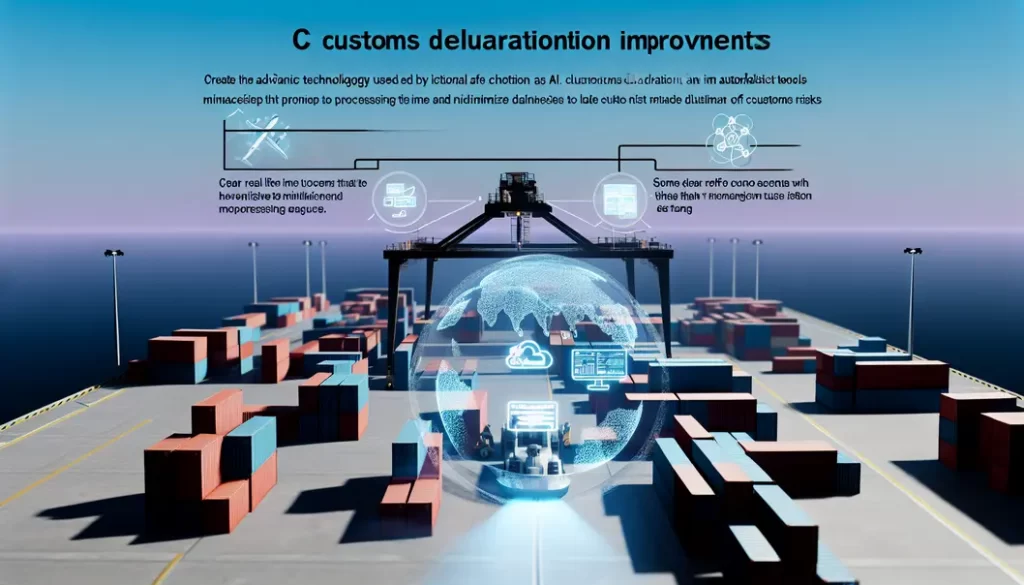 Futuristic control room for international logistics.