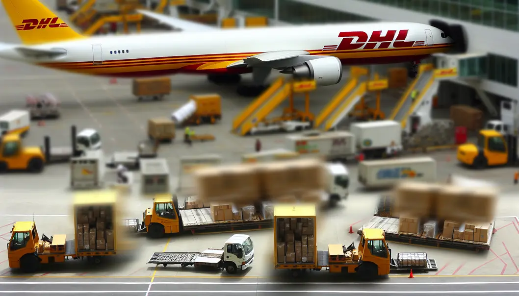 Một kho logistics hiện đại với công nghệ tự động hoá tiên tiến.