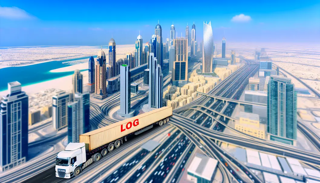 Toàn cảnh đường chân trời Dubai – trung tâm thương mại lớn của thế giới.