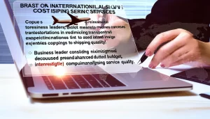 Hình ảnh trung tâm logistics quốc tế với cảnh vận chuyển hàng hóa hiệu quả.