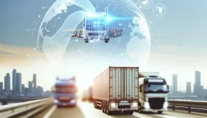 An international shipping hub showcasing efficient global logistics.