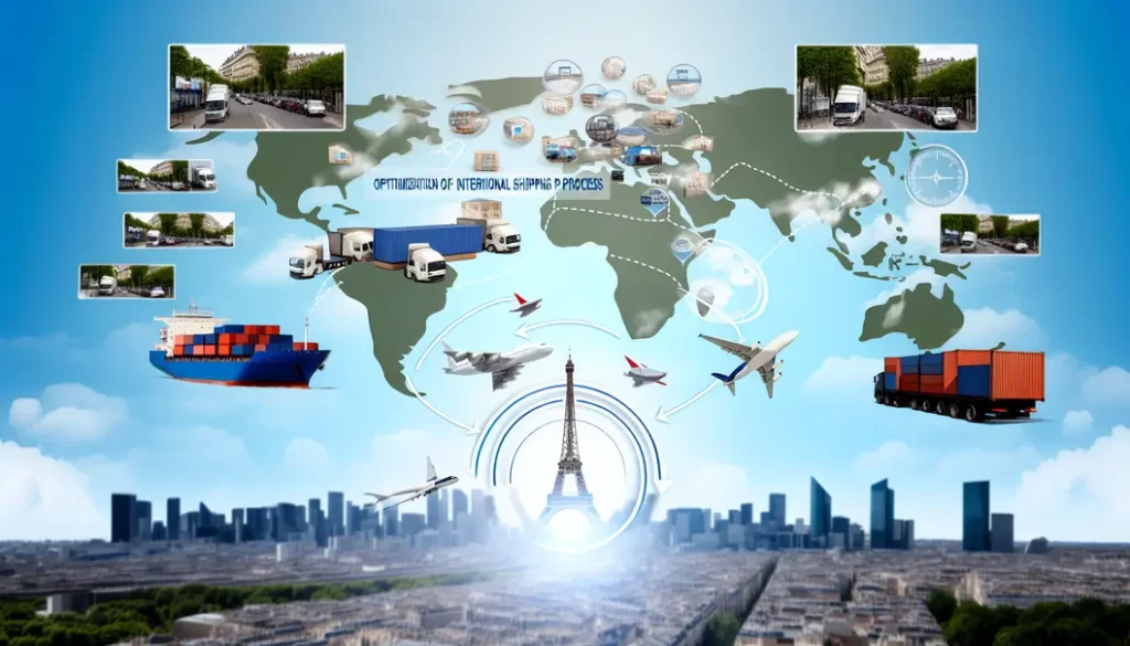 Aerial view of logistics hub in Quận 4.