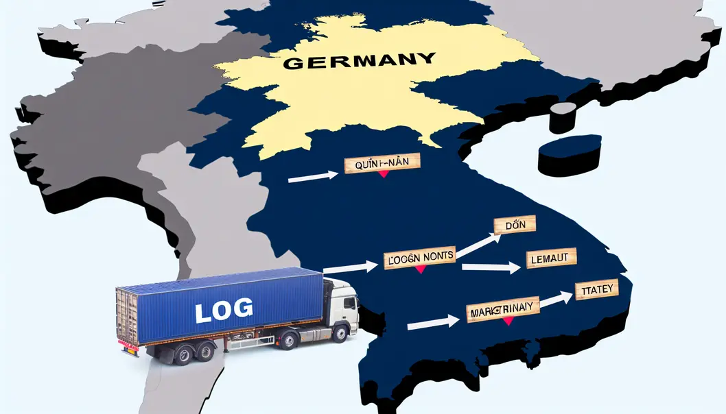 Quy trình vận chuyển tối ưu từ Quận 12 đến Đức, kết hợp truyền thống và công nghệ.