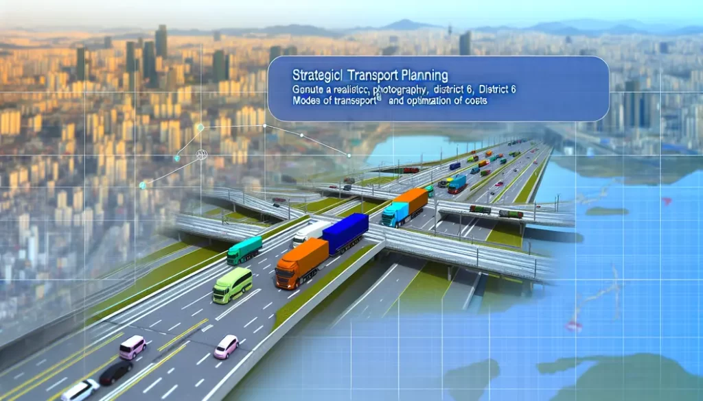 Shipping container symbolizing cross-border logistics and technological advancements.