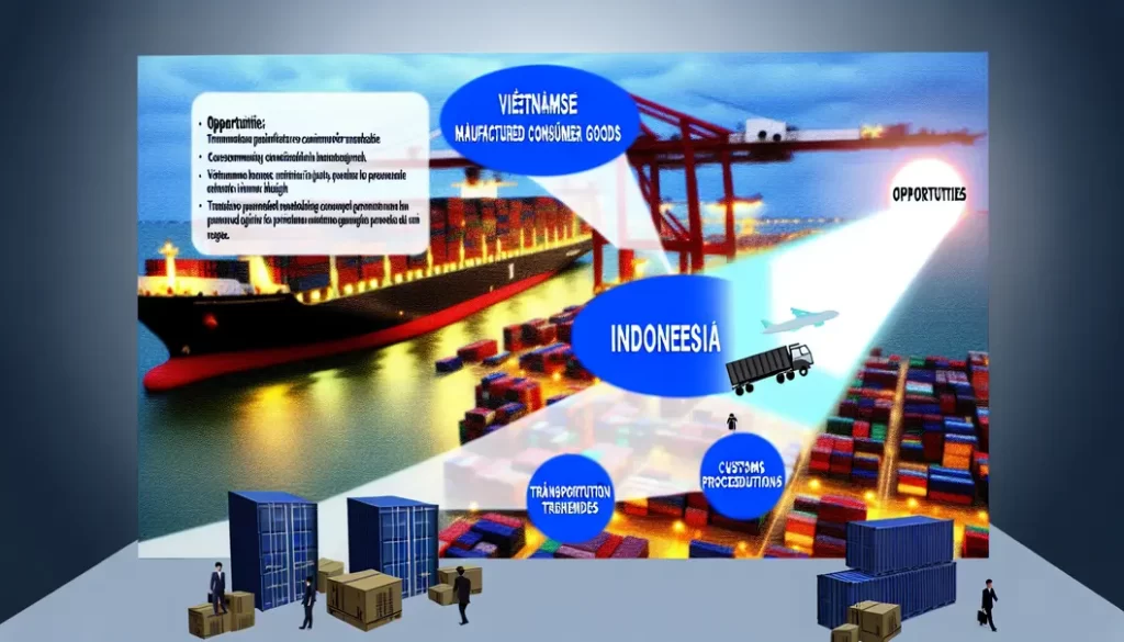 Tàu chở hàng đang cập bến tại cảng biển hiện đại, sẵn sàng vận chuyển hàng từ Việt Nam.