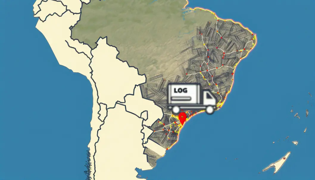 Bản đồ tiềm năng thị trường Brazil.