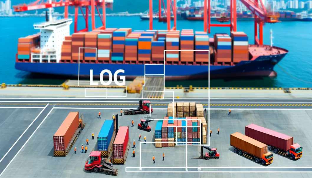 Quang cảnh cảng vận chuyển tấp nập tại Quận 4.