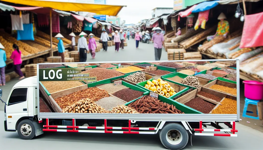 Chợ Việt Nam ở Quận 5 là nơi lý tưởng để khám phá các sản phẩm thực phẩm khô.