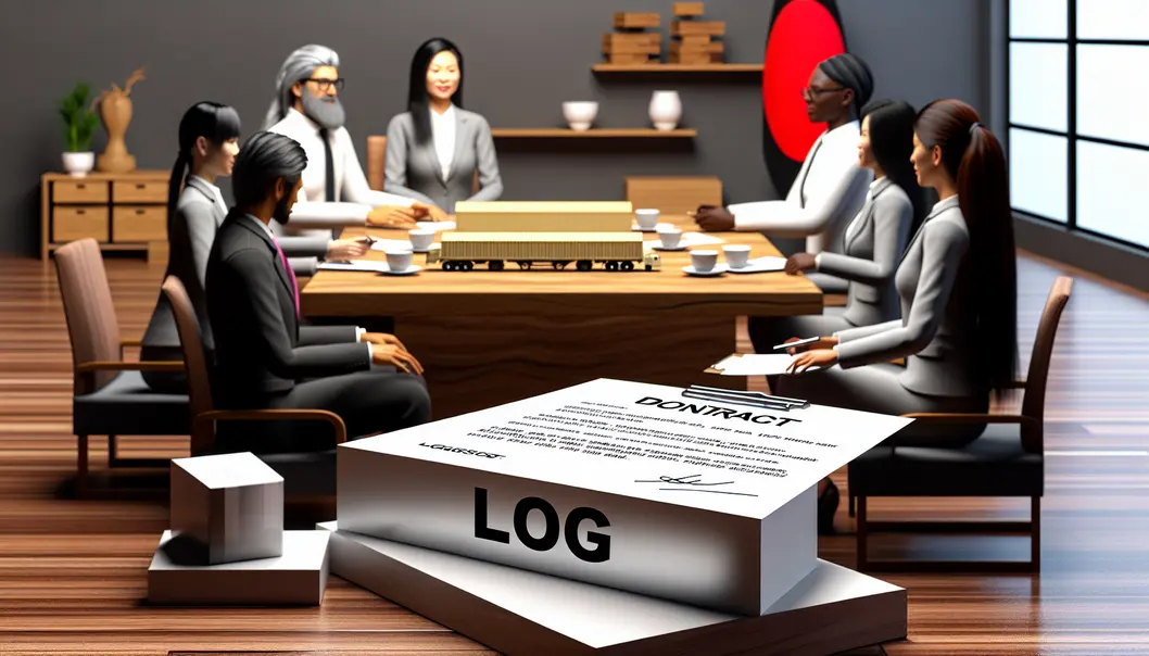 Đội ngũ logistics thảo luận về lộ trình gửi hàng từ Quận 8 đến Nhật Bản.