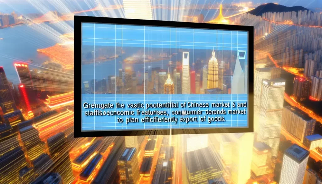 Efficient logistics operation for international goods transport.