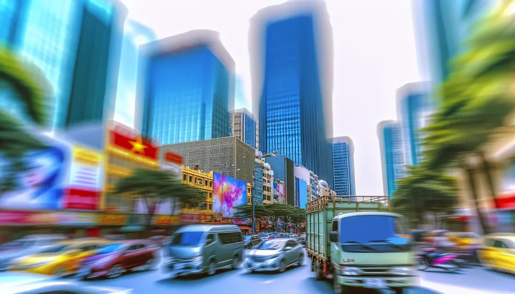 Quận 1, trung tâm kinh tế sôi động của Sài Gòn.